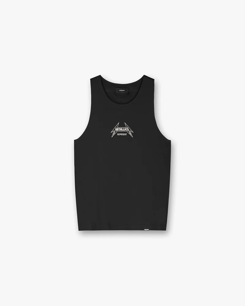 Represent X Metallica Local Crew Vest - Jet Black