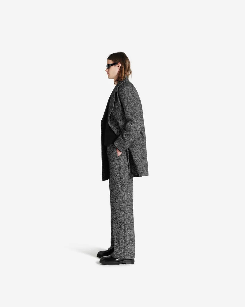 Double Breasted Overcoat - Marble