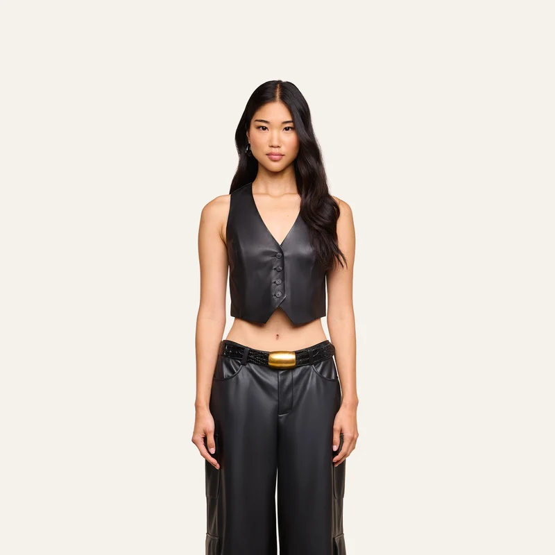 Jianna Leather Vest