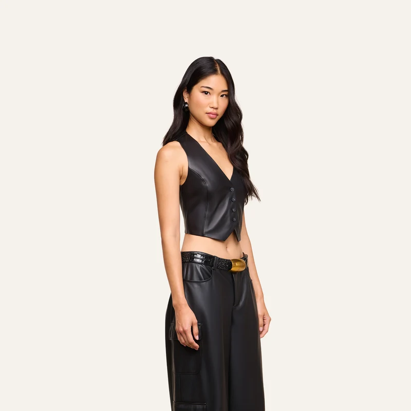 Jianna Leather Vest