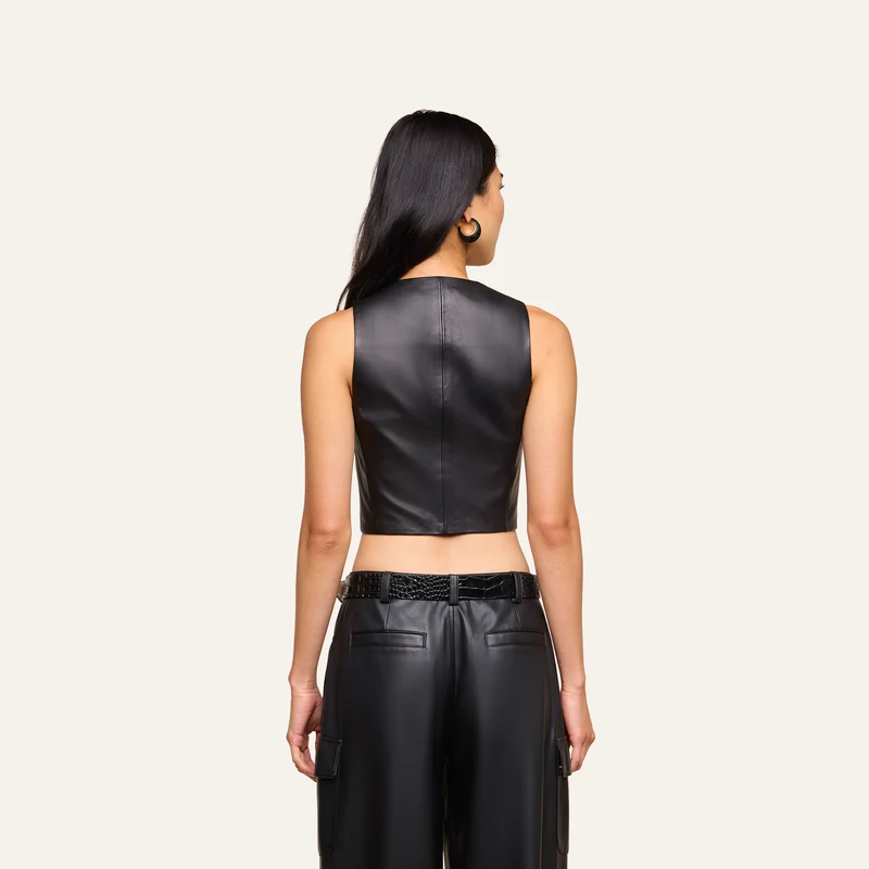 Jianna Leather Vest