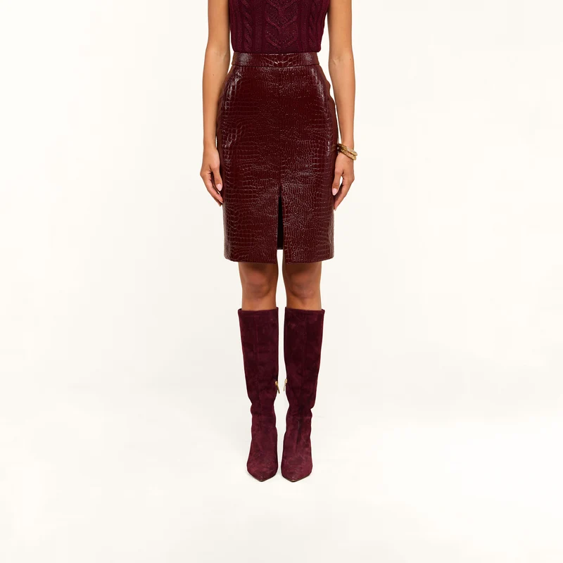 Violetta Vegan Leather Skirt