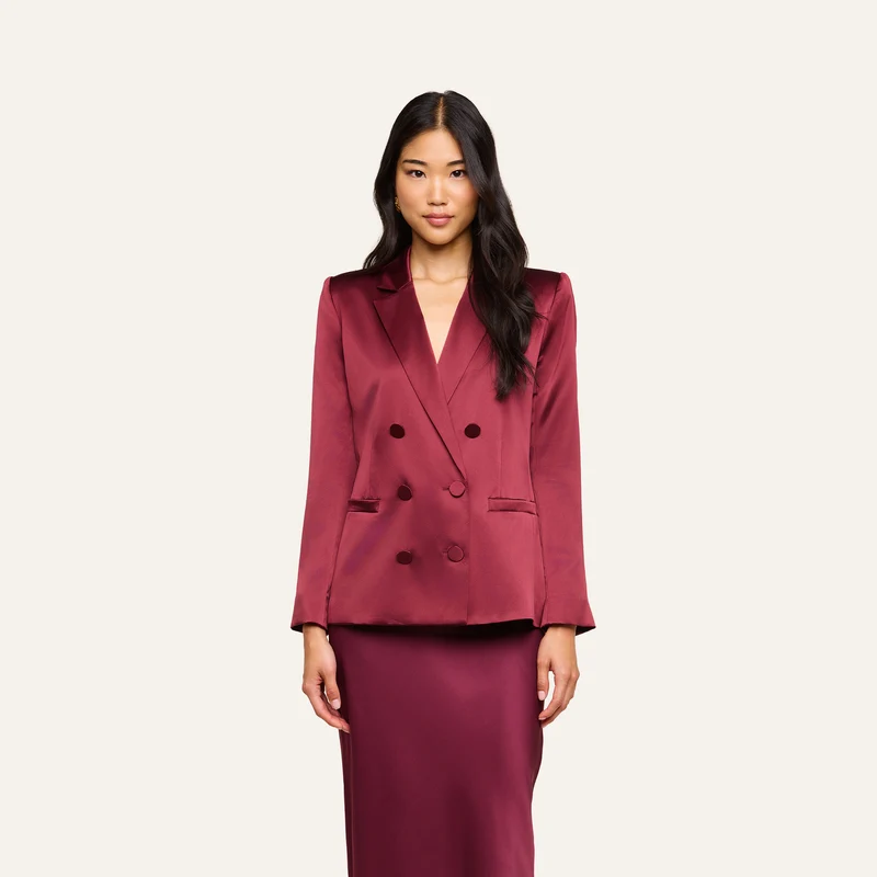 Sena Silk Blazer