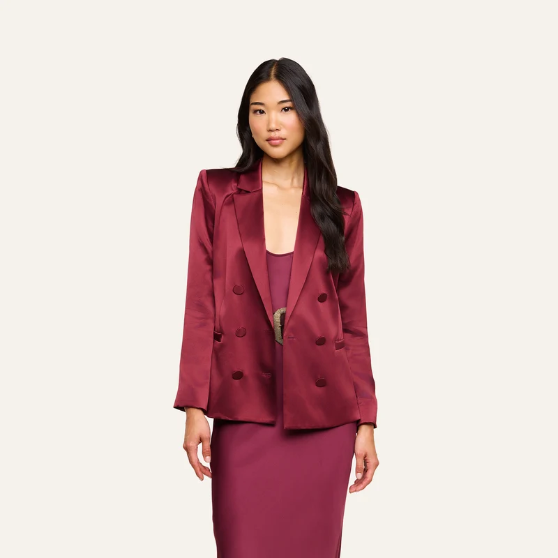 Sena Silk Blazer