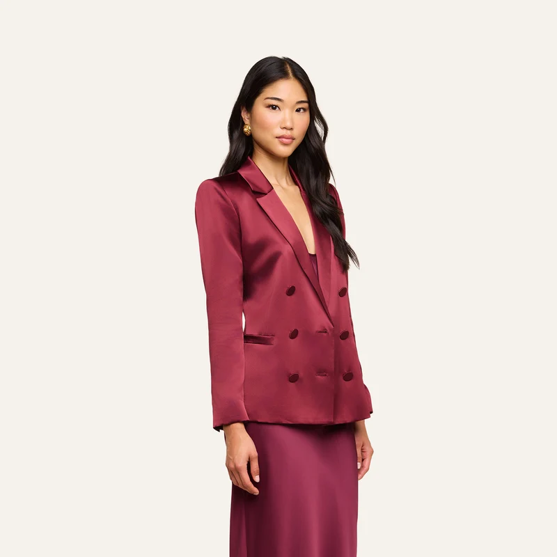 Sena Silk Blazer