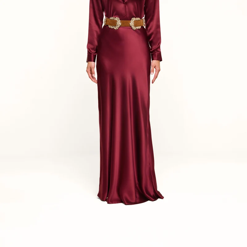 Ryker Silk Maxi Skirt