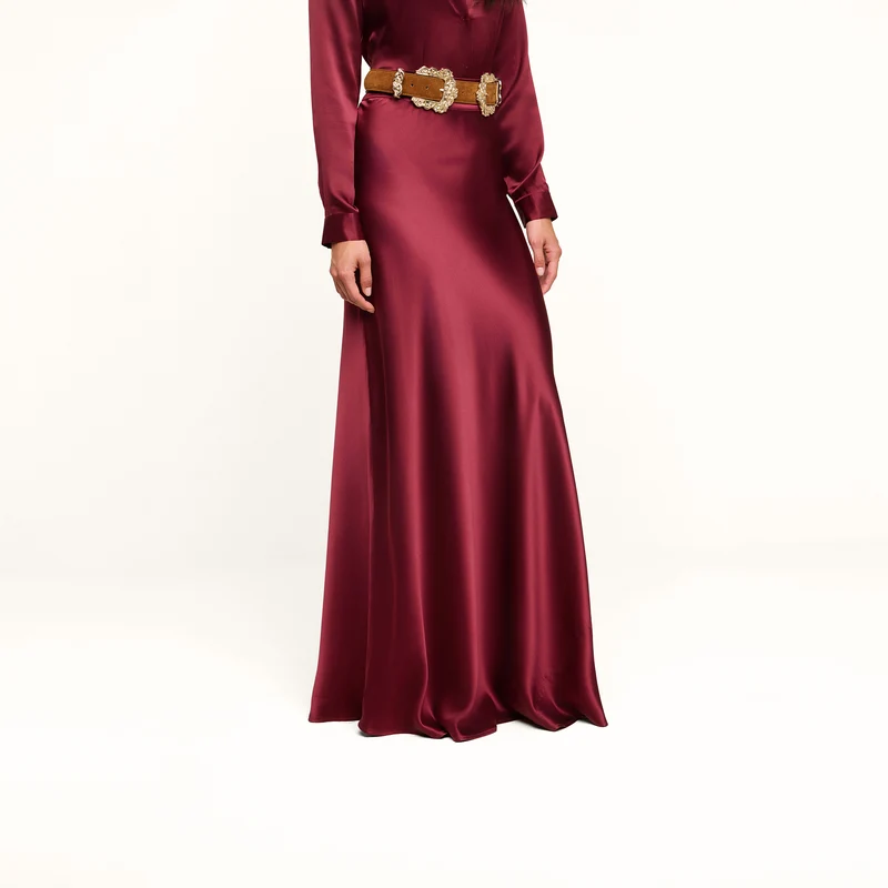Ryker Silk Maxi Skirt