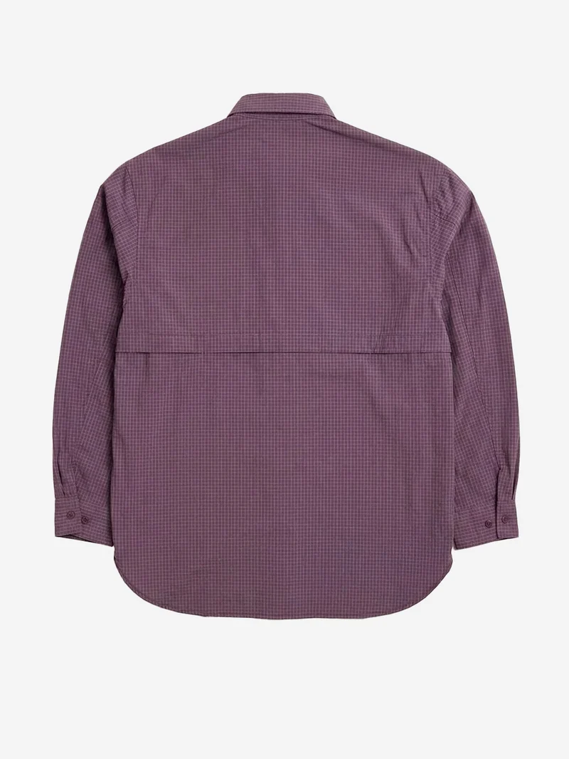 Camicia Kasuri in Ripstop lilla