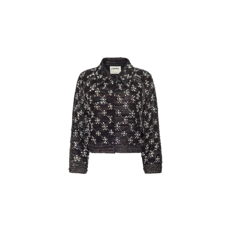 Morrisa Embellished Leather Jacket