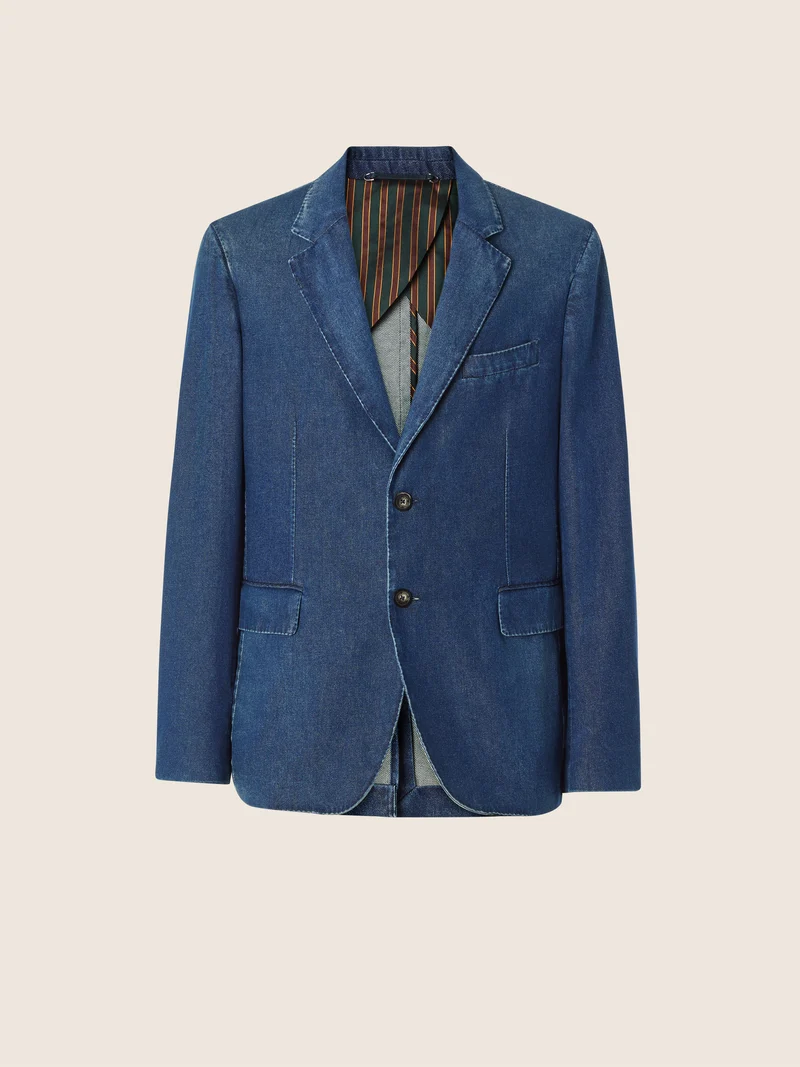 Lightweight Denim Blazer