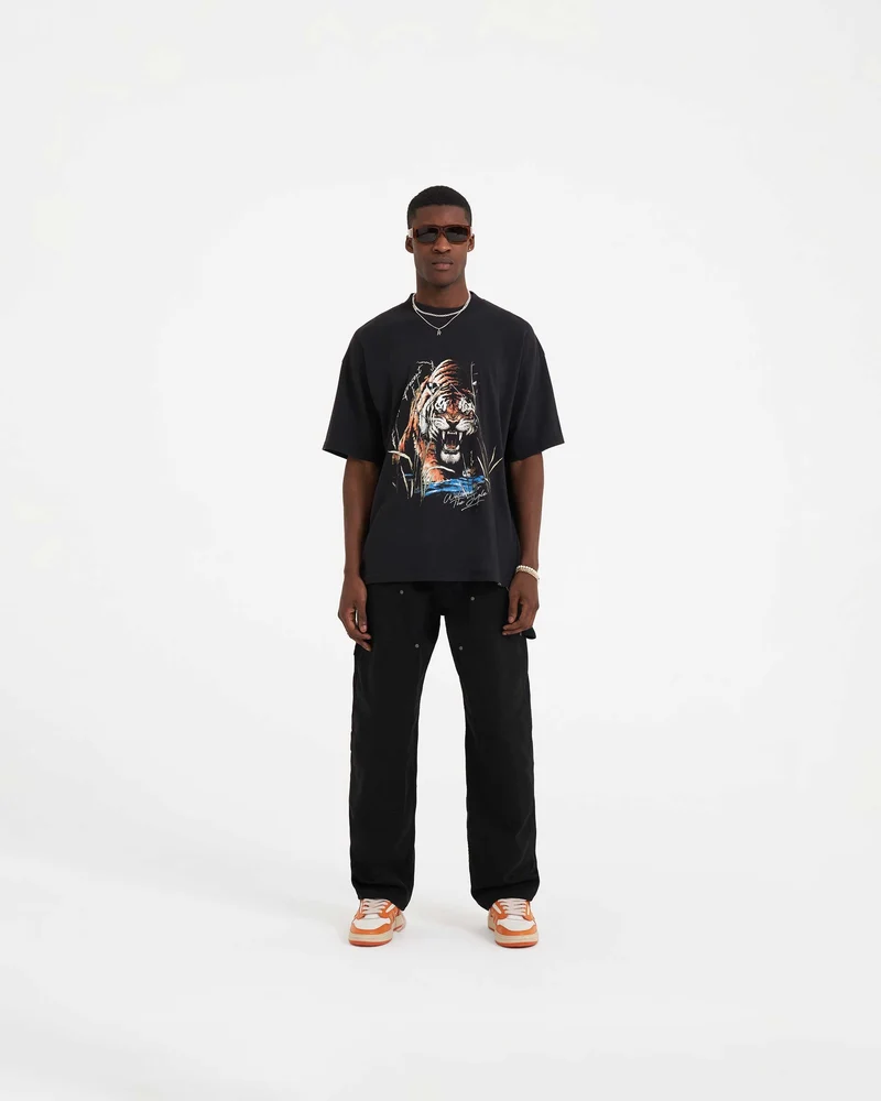 Welcome To The Jungle T-Shirt - Off Black