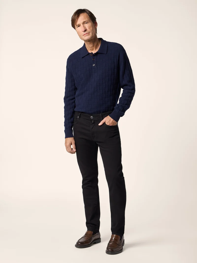 Bard — Luxury Super Stretch Stay Black Jeans