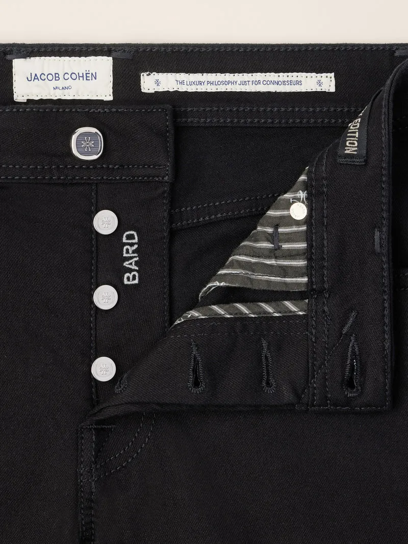 Bard — Luxury Super Stretch Stay Black Jeans