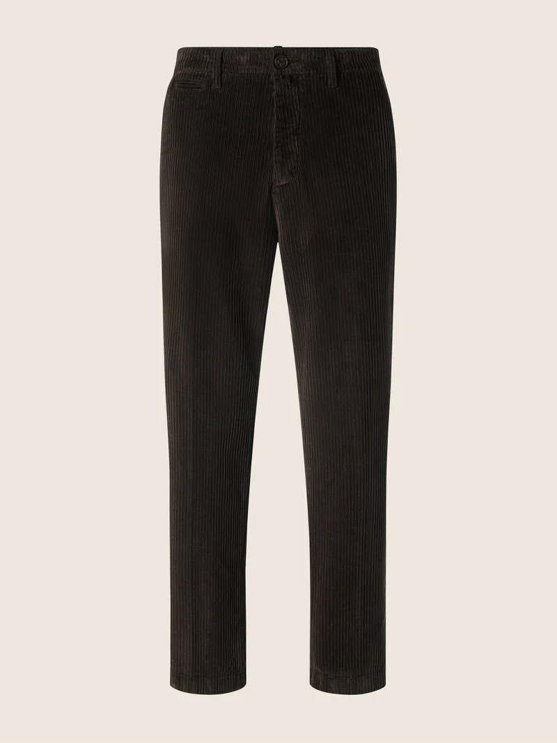 Justin — Wide-Ribbed Corduroy Pants