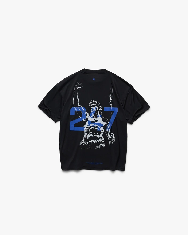 247 Stockholm Oversized T-Shirt - Jet Black