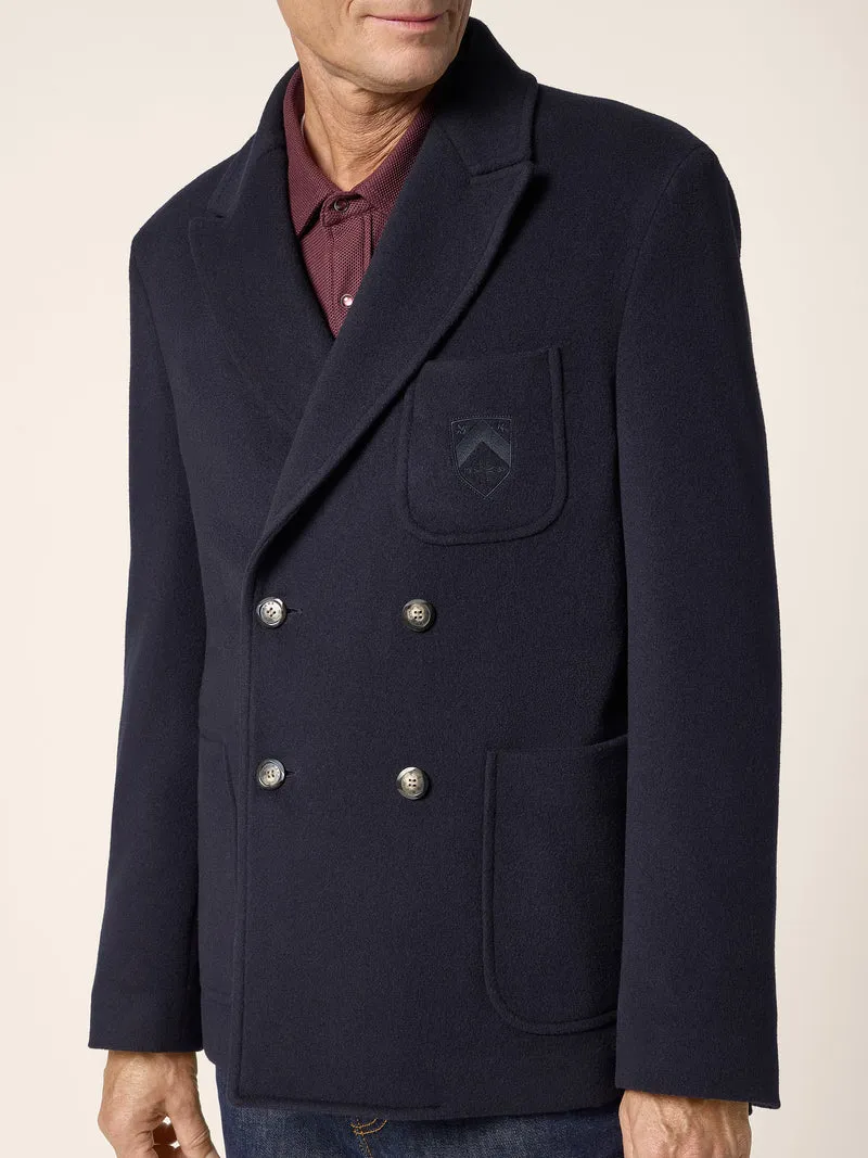 Wool-Cashmere Peacoat