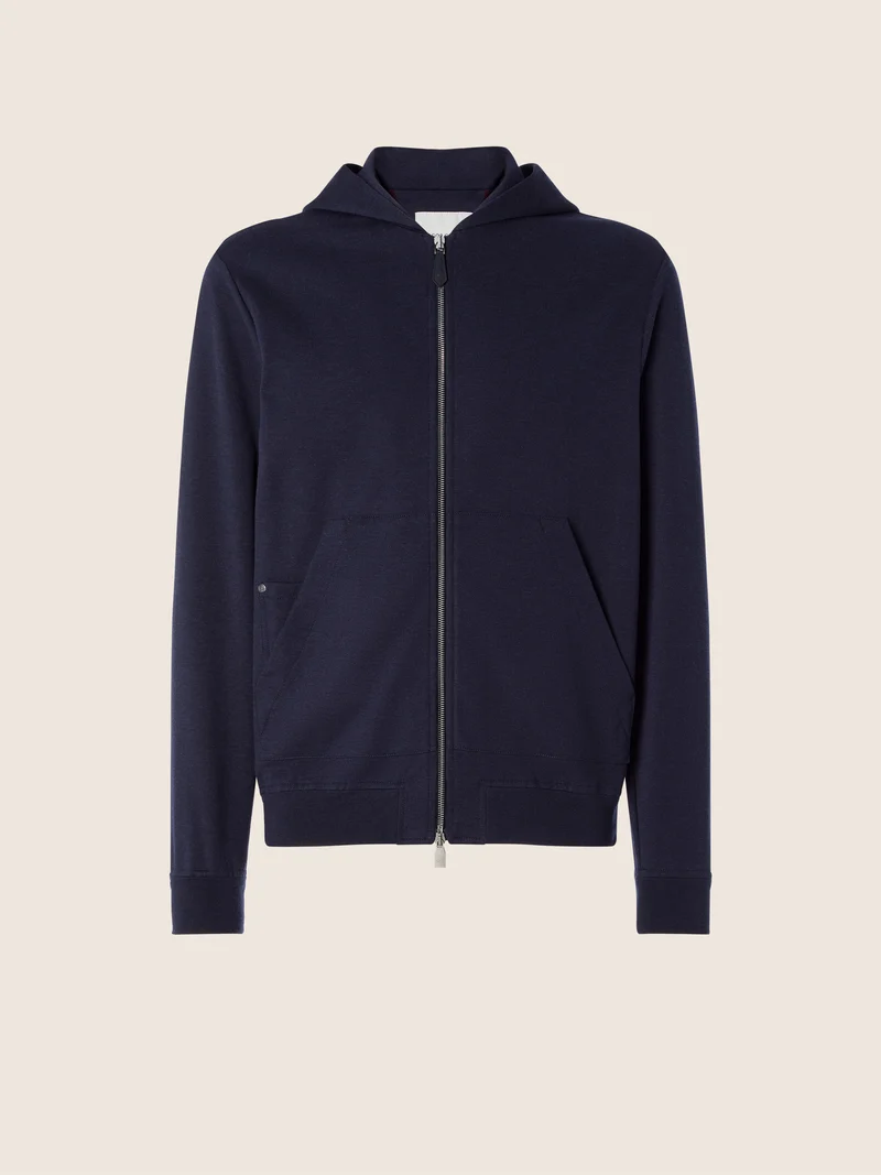 Cotton-Cashmere-Silk Jersey Sweatshirt