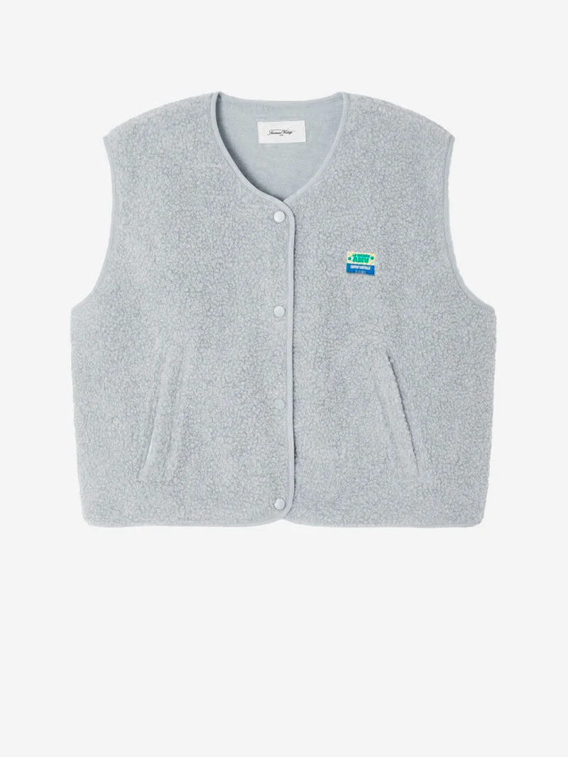 Gilet ampio ghiaccio in pile