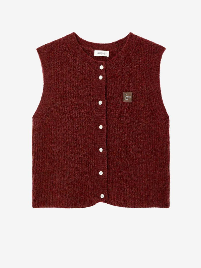Gilet in misto alpaca