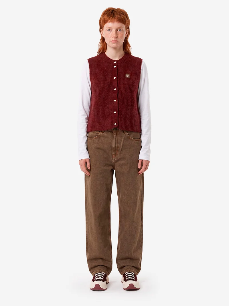 Gilet in misto alpaca