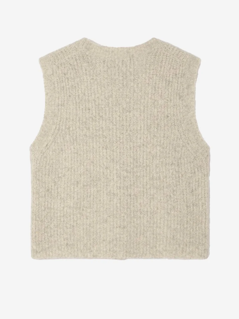 Gilet in misto alpaca