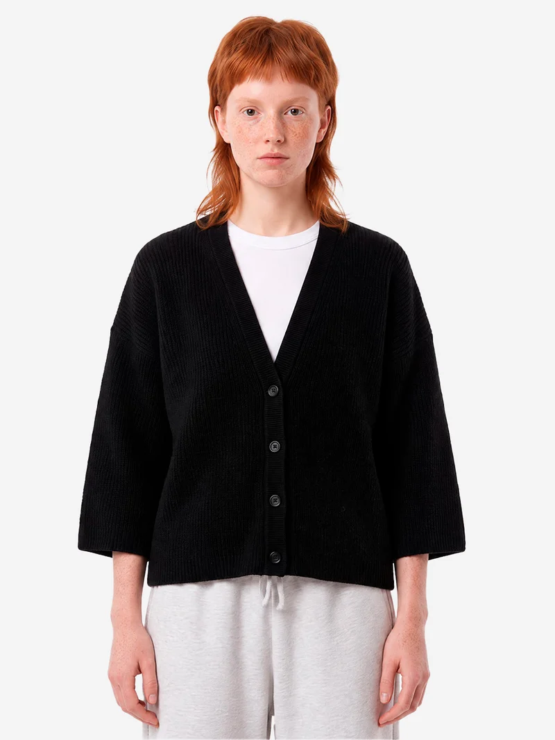 Gilet con maniche lunghe 'Damsville' in misto lana nero