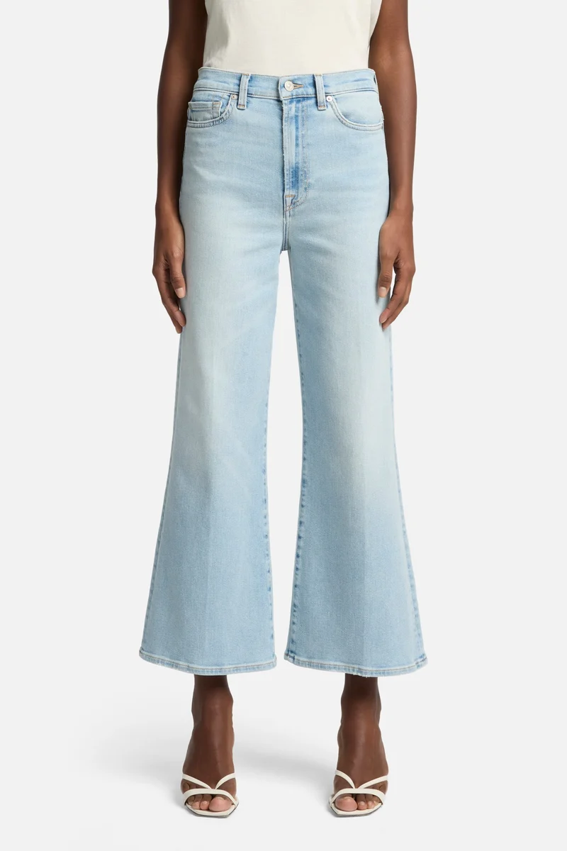 Luxe Vintage Ultra High Rise Cropped Jo in Sunset Beach