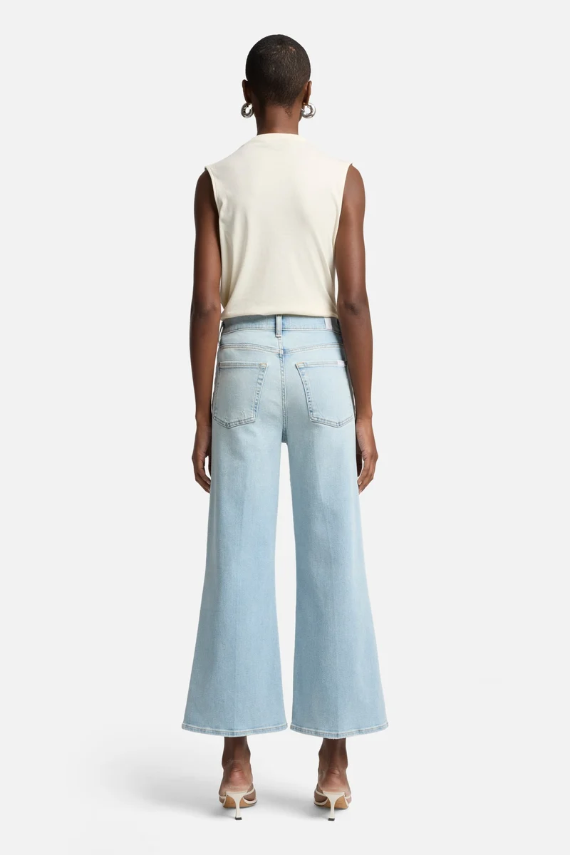 Luxe Vintage Ultra High Rise Cropped Jo in Sunset Beach