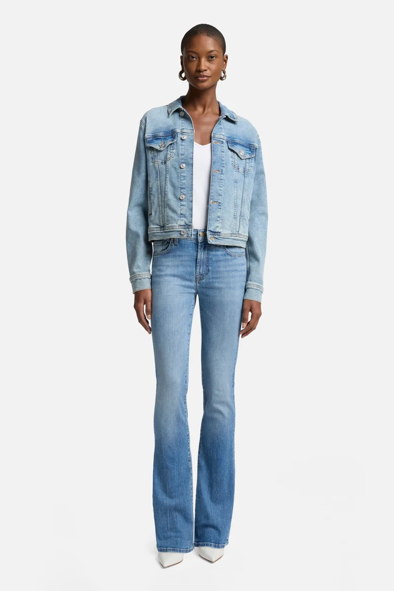 Slim Illusion Bootcut in Pine
