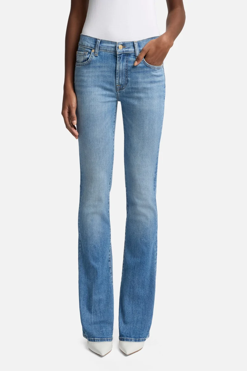 Slim Illusion Bootcut in Pine