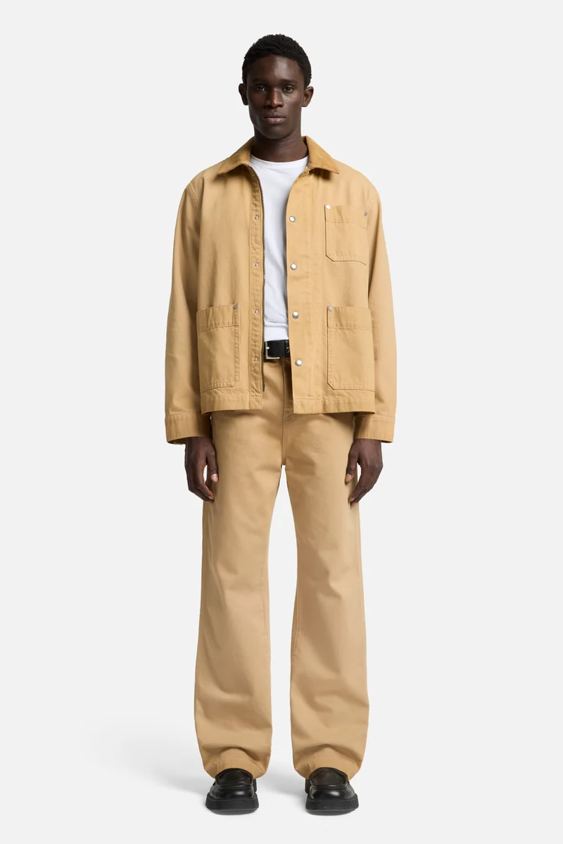 Utility Canvas Jacket in Winter Desert