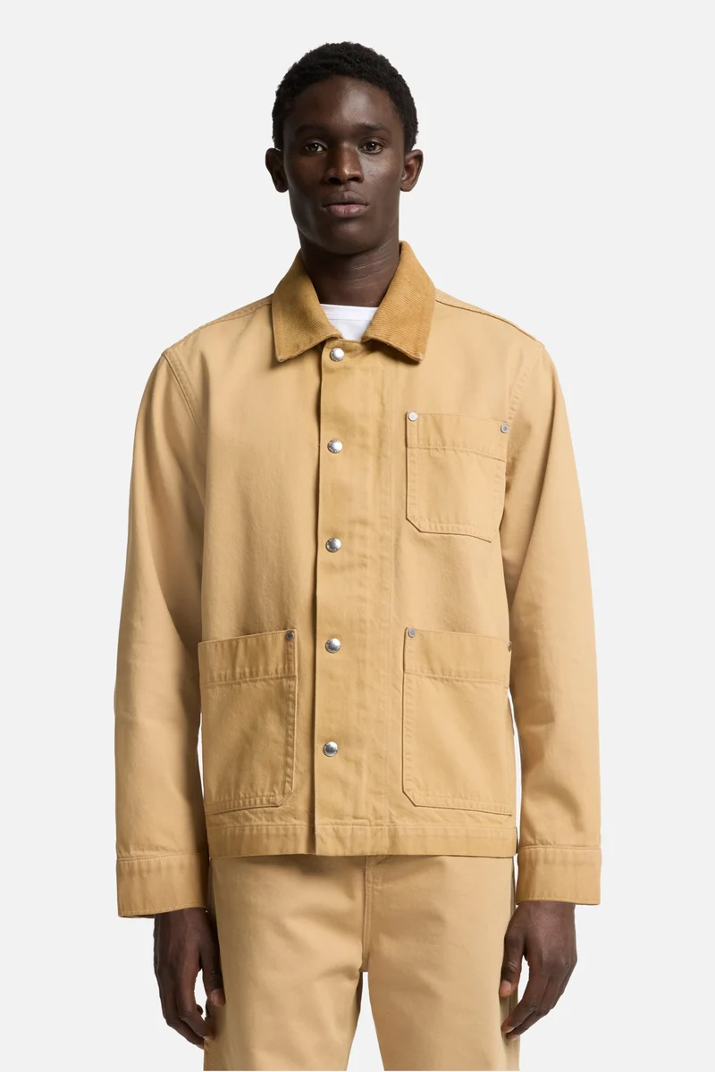 Utility Canvas Jacket in Winter Desert