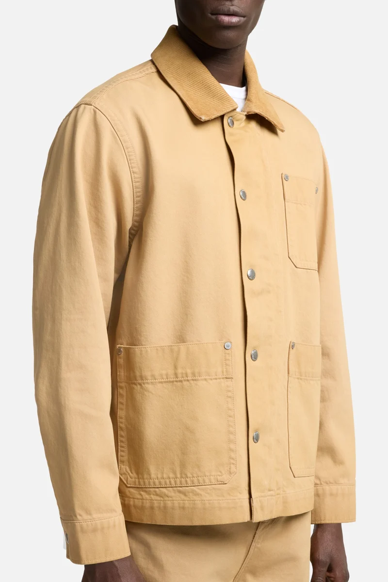 Utility Canvas Jacket in Winter Desert