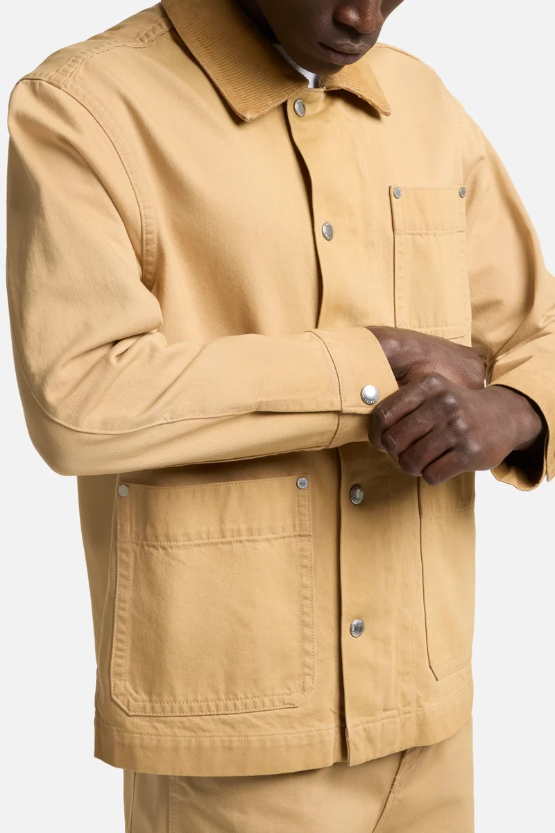 Utility Canvas Jacket in Winter Desert
