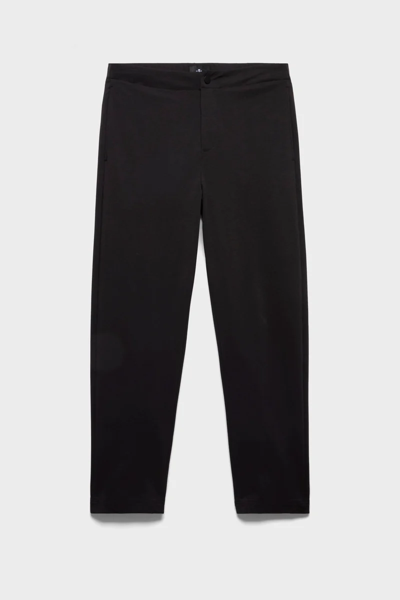 Luxe Performance Knit Hybrid Pant in Black