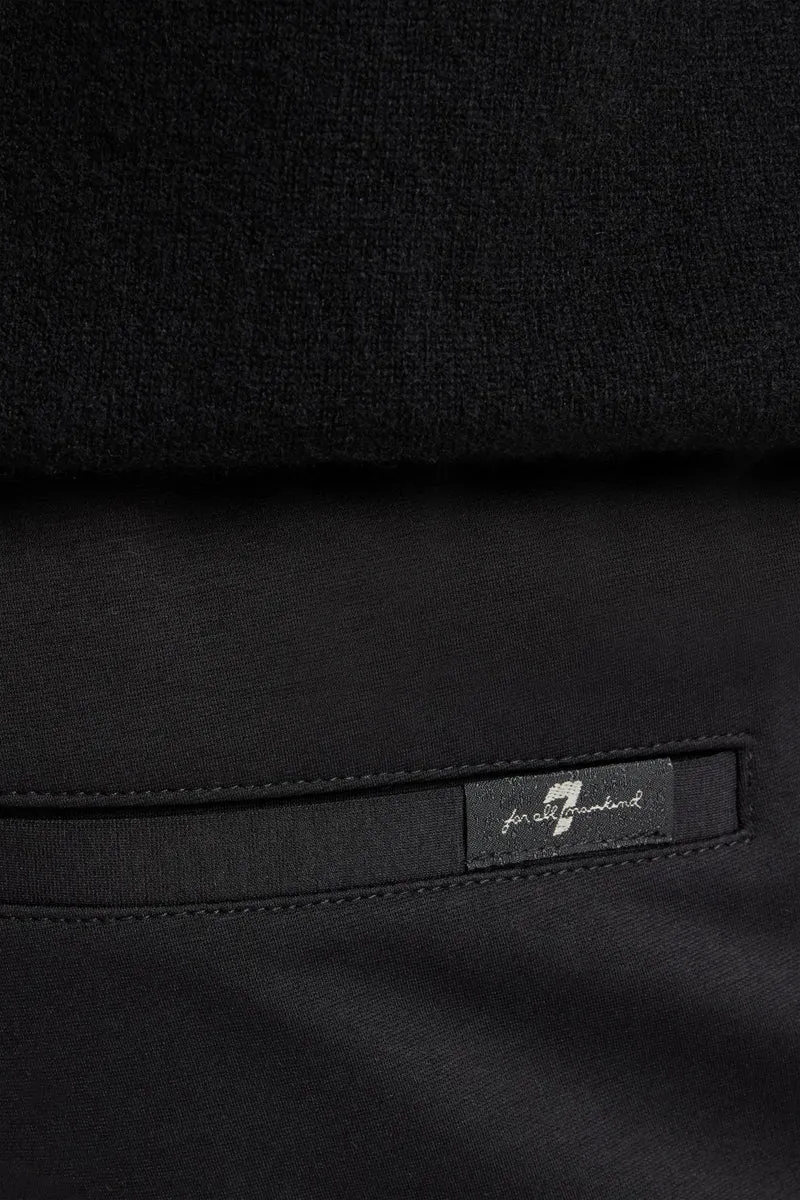 Luxe Performance Knit Hybrid Pant in Black