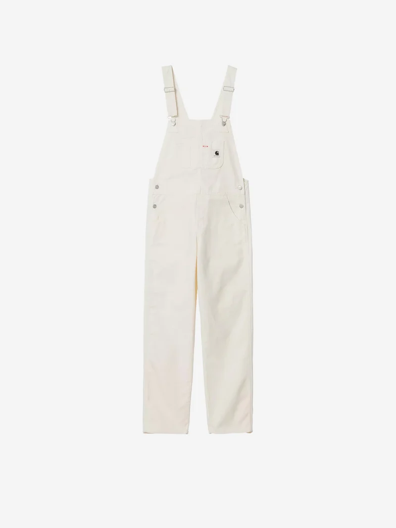 W Salopette 'Bib' bianca