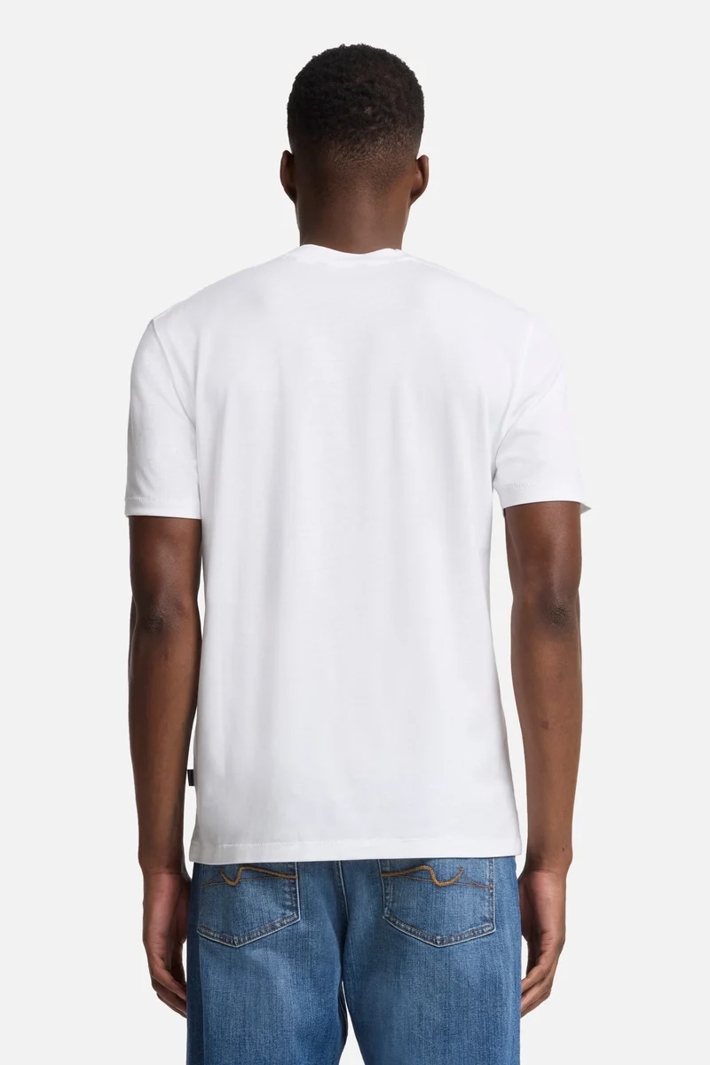 Lyocell Crewneck Tee in White