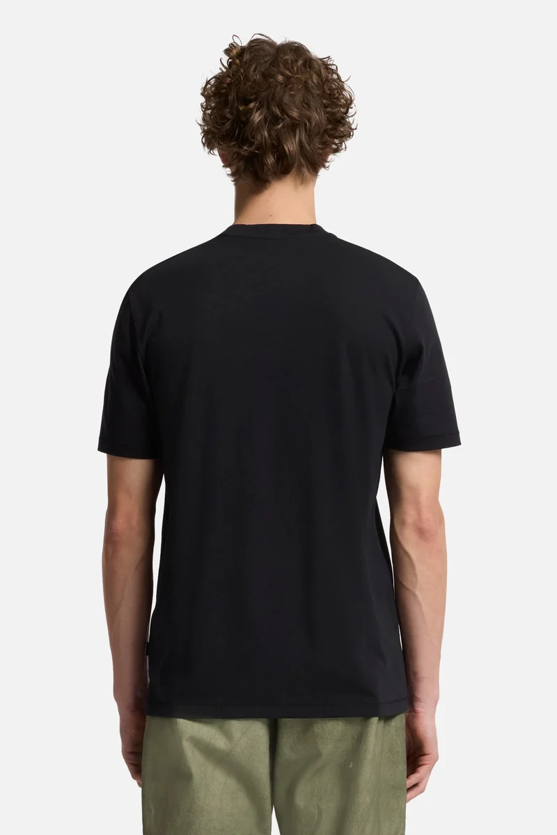Lyocell Crewneck Tee in Black