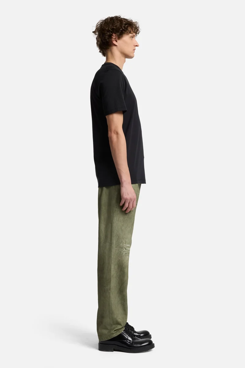 Lyocell Crewneck Tee in Black
