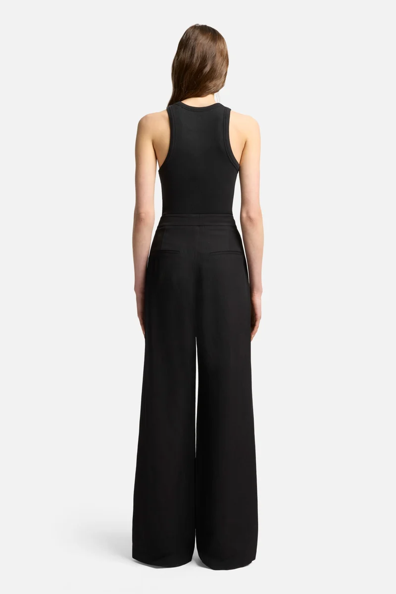 Classic Linen Pant in Black