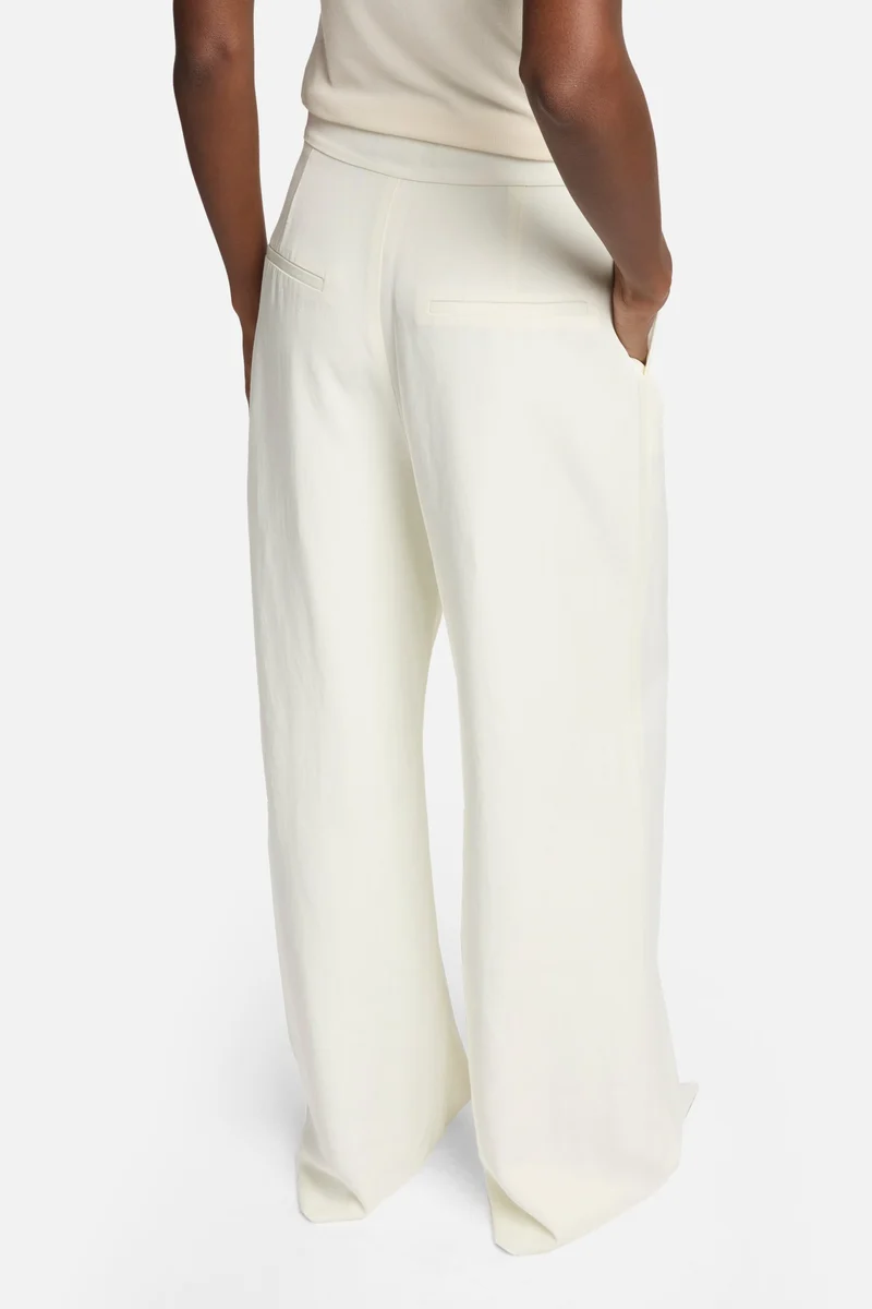 Classic Linen Pant in Ivory