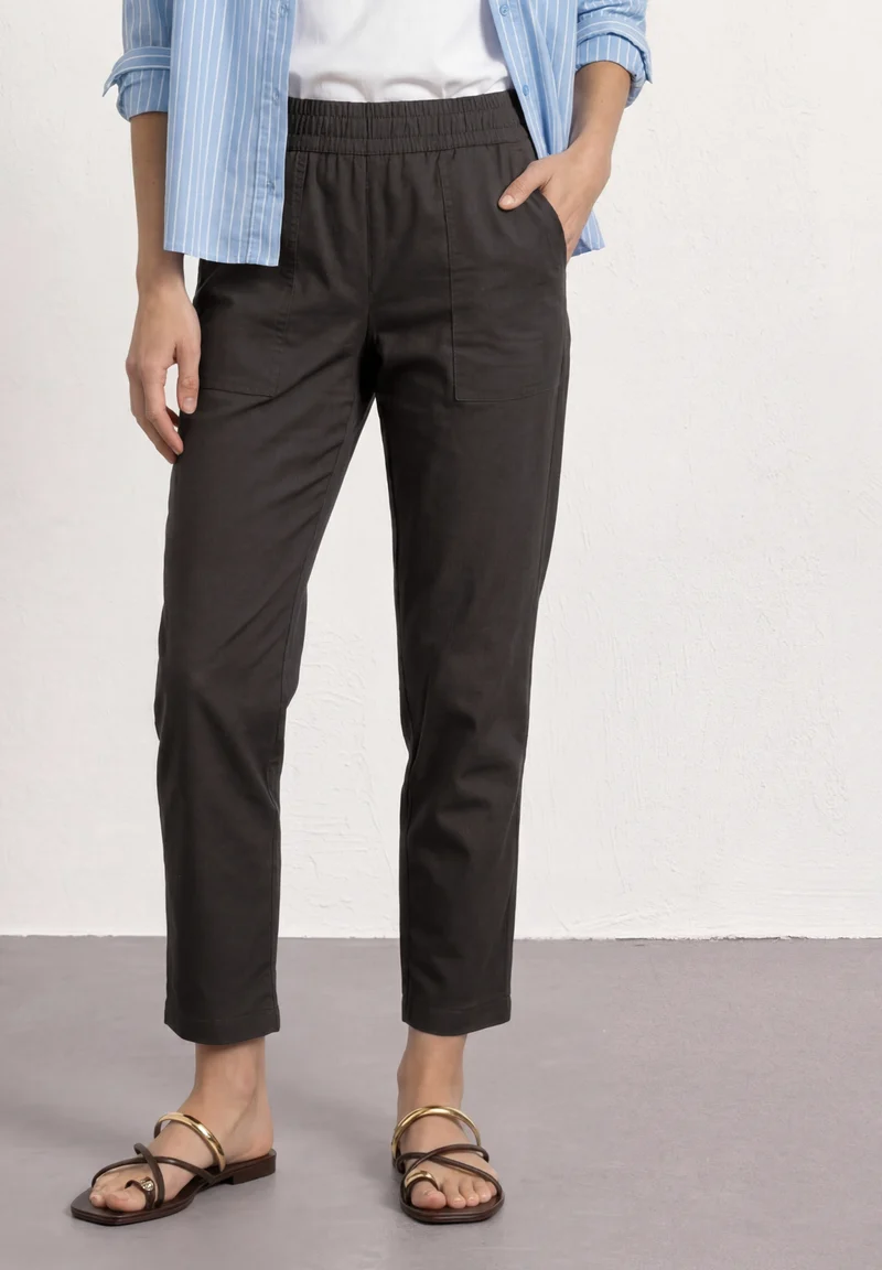 LTD QR Chino_light Cotton_MW_L, deep earth