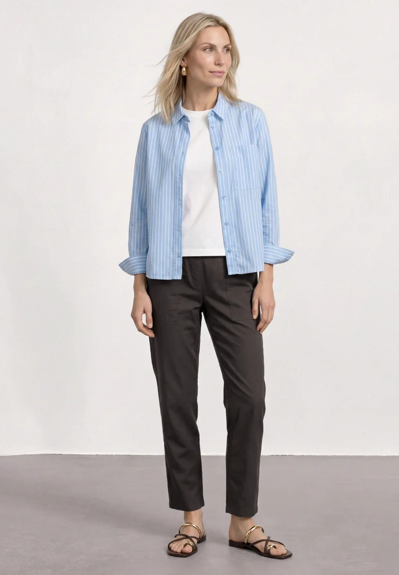 LTD QR Chino_light Cotton_MW_L, deep earth