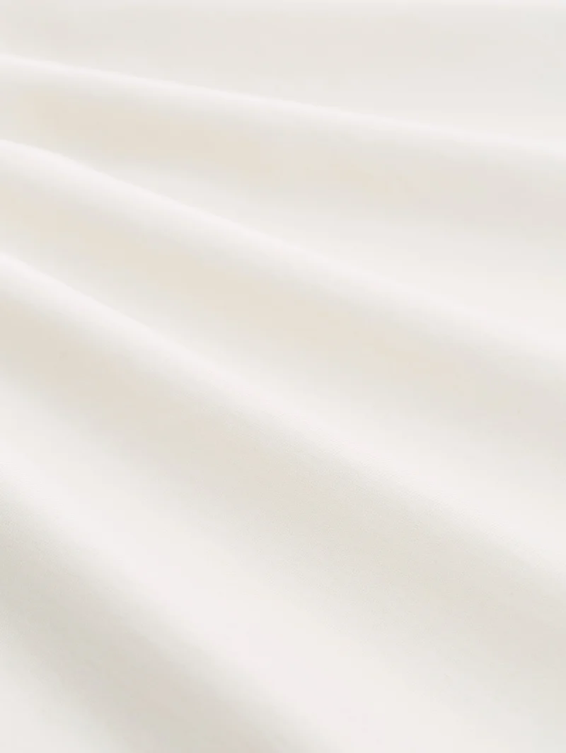 detailed t-shirt, Gardenia White