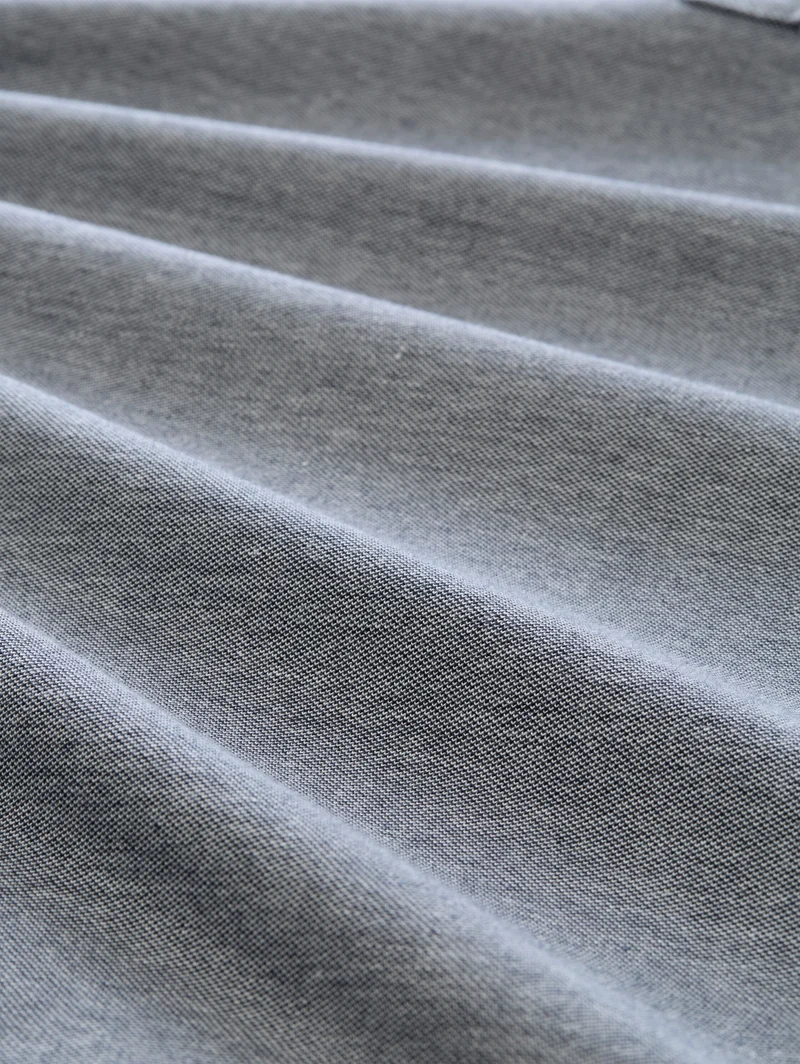 contrast polo, sky captain blue