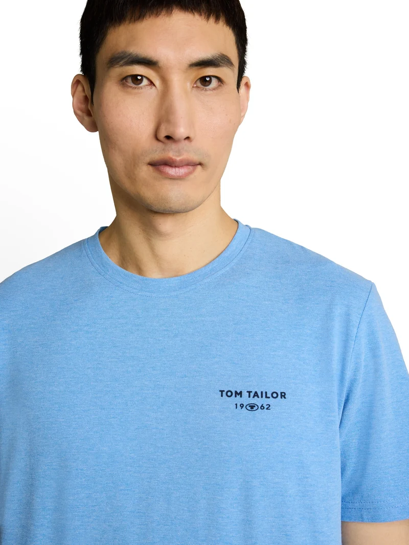 pique t-shirt, surf blue