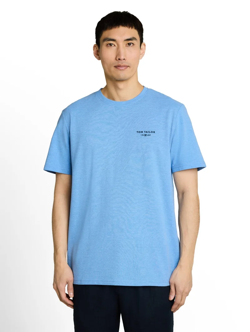 pique t-shirt, surf blue