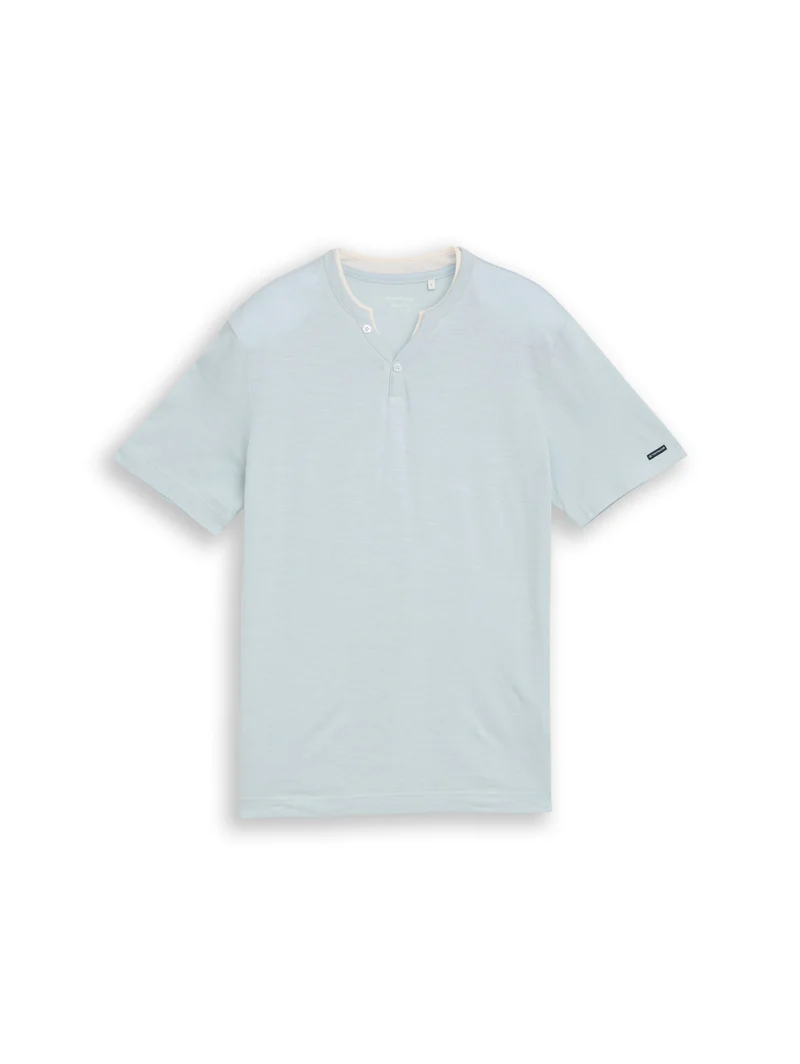 fine striped serafino, light blue fine stripe