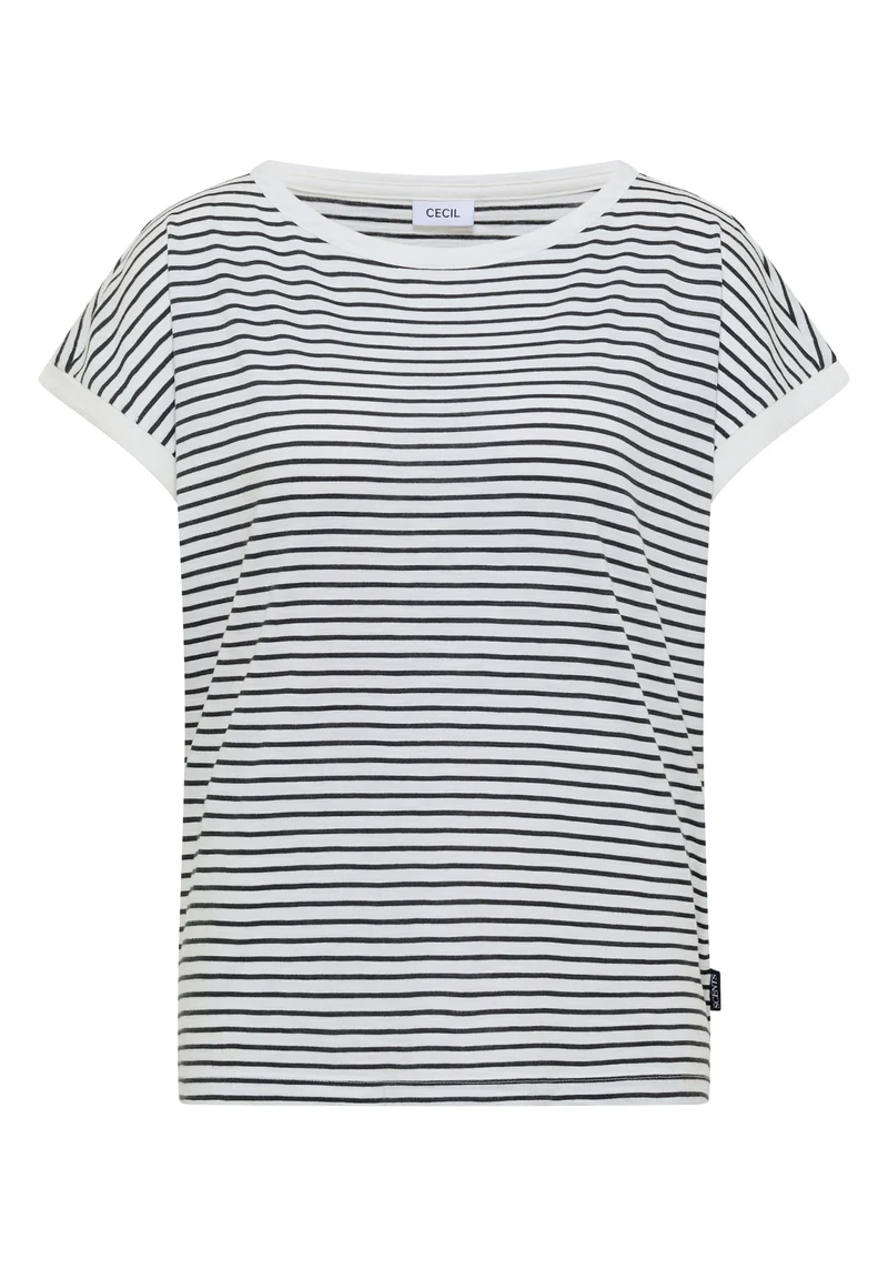 TOS Striped Turn-Up Shirt, palm breeze green